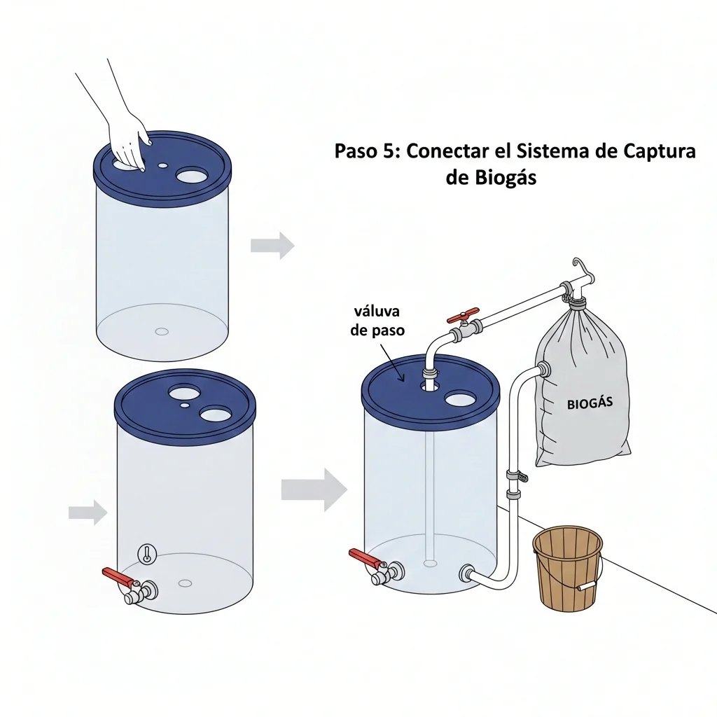 Biodigestor en casa