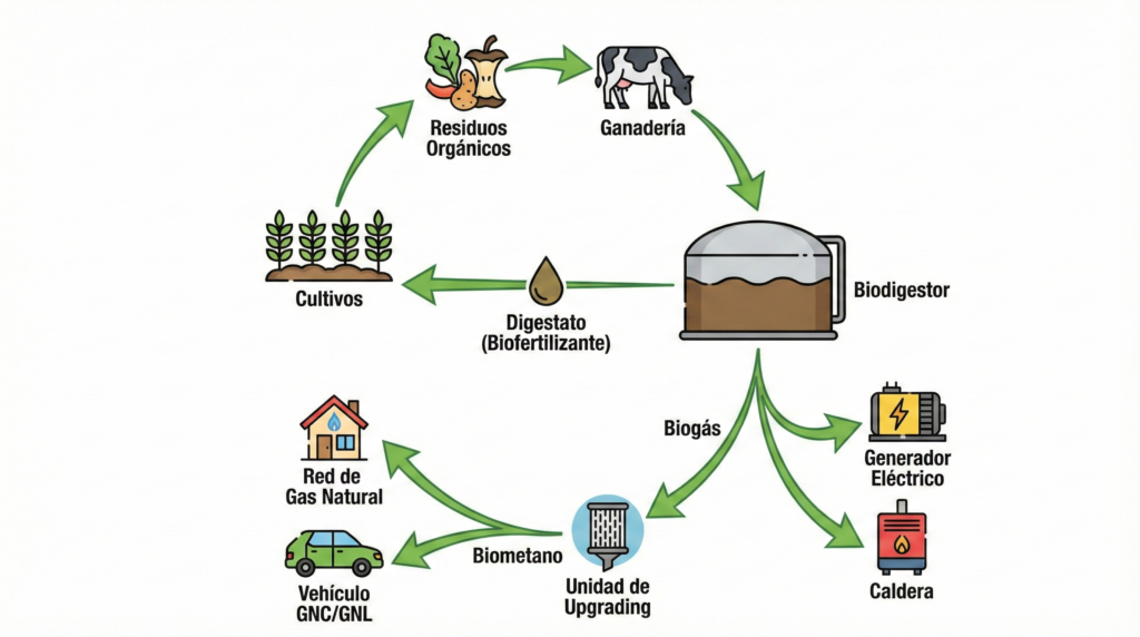 Aplicaciones del biometano