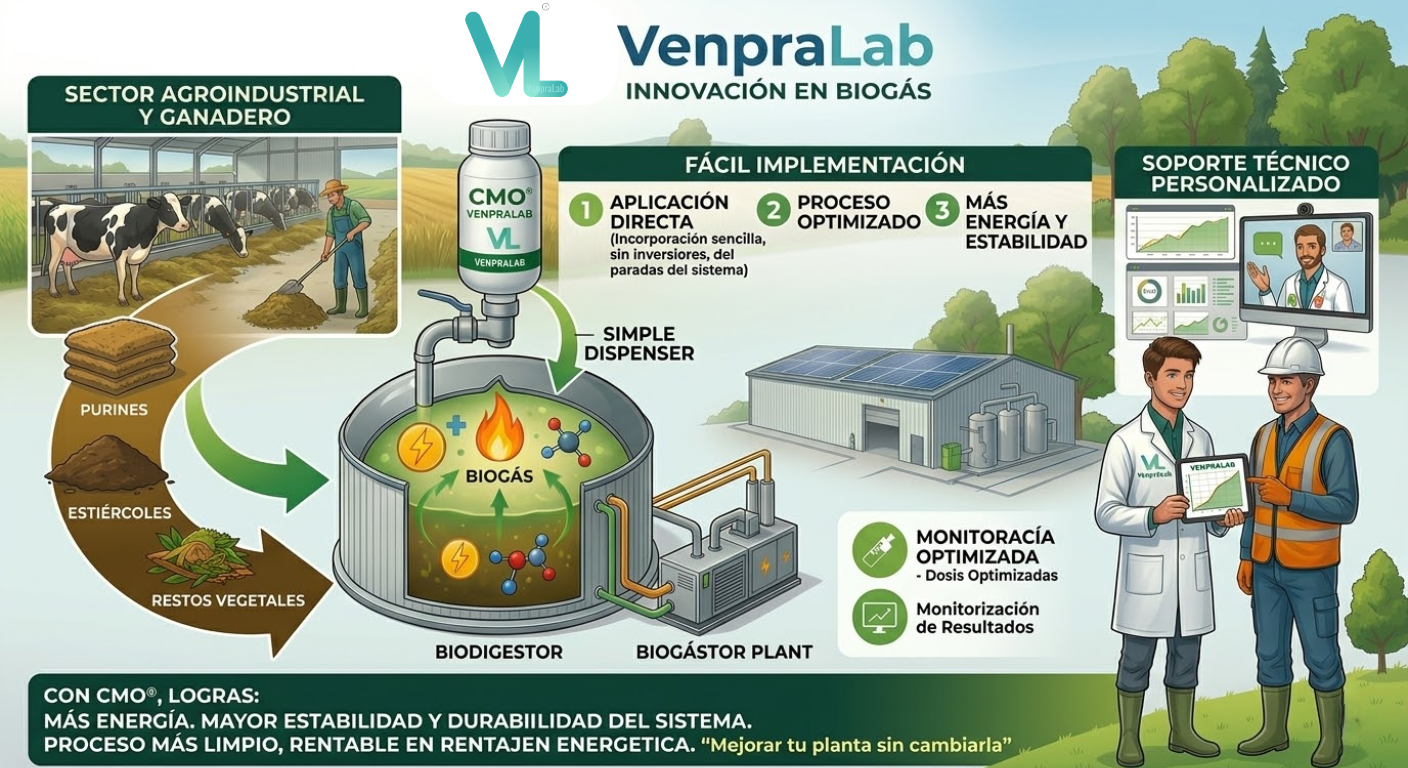 Aplicaciones de CMO para el Biogas