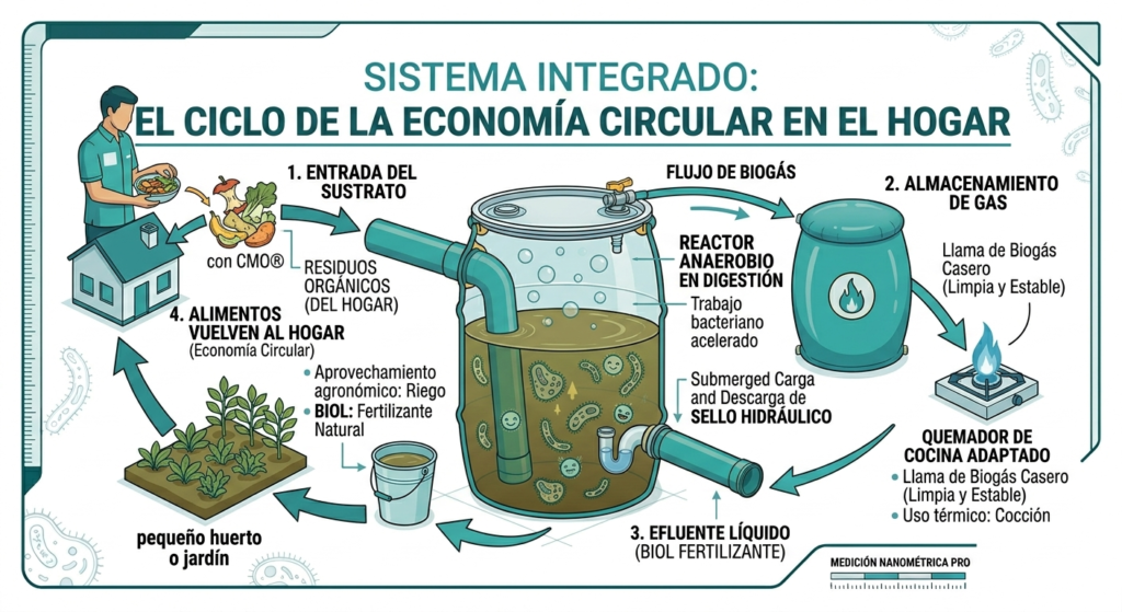 Como fabricar biogás casero