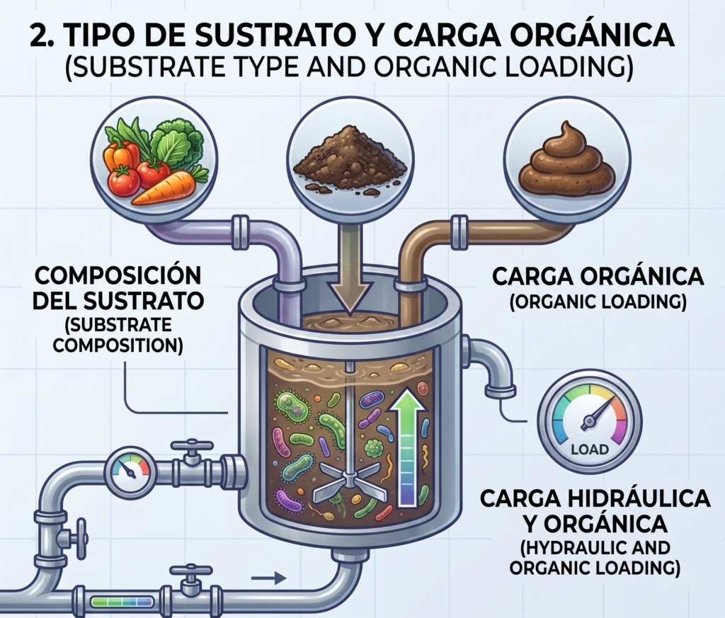 Sustrato digestion anaerobia