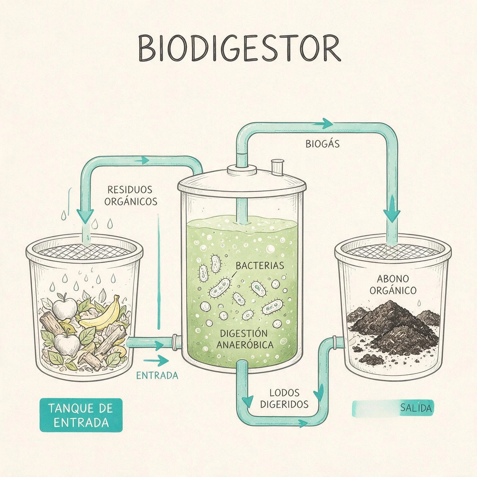 ¿Cómo funciona un biodigestor casero? Guía completa del proceso